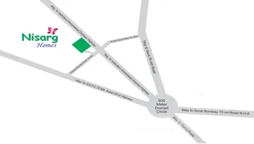 Location of Kesar Nisarg Homes - Image 118738