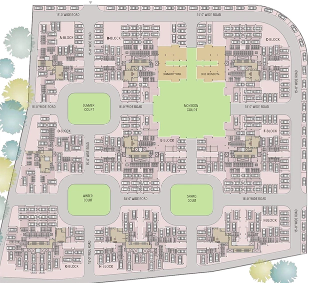 Master Plan of KP Courtyard in Sanand, Ahmedabad - Image 117633