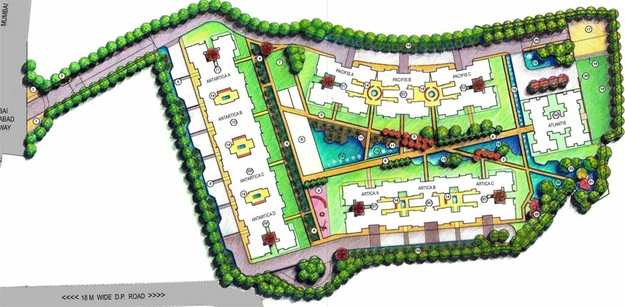 Master Plan of Lodha Aqua in Dahisar East, Mumbai - Image 111458