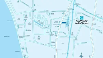 Location of Kalpataru Yashodhan - Image 111465