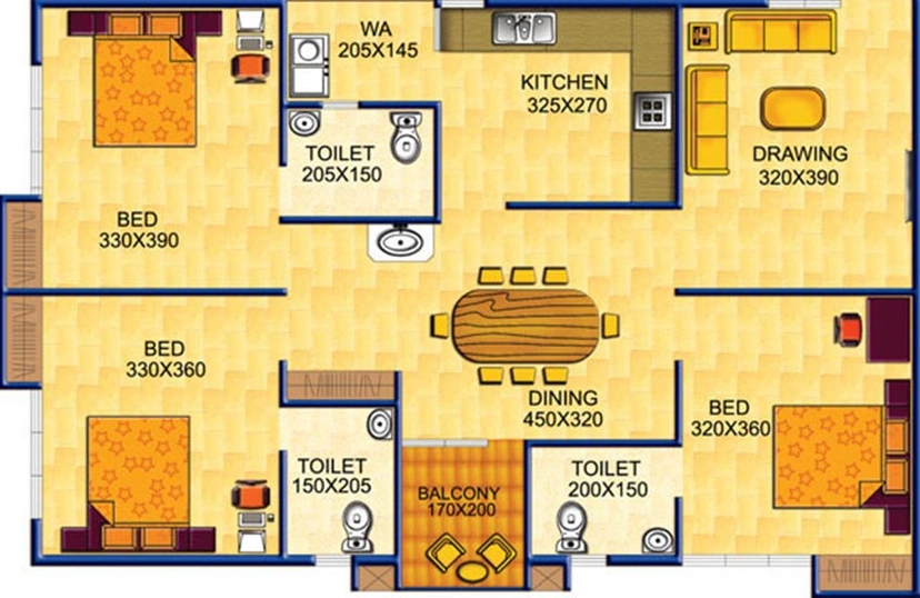 3 BHK Flat in Jewel Ridge View in Kakkanad, Kochi - Image 822144