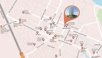 Location of Cllaro Urban Grandeur - Image 21605