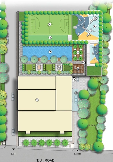 Master Plan of Lodha Marq in Grant Road West, Mumbai - Image 111542