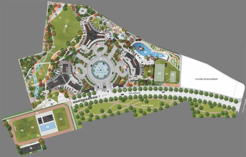 Master Plan of Lodha The World Towers in Worli, Mumbai - Image 111552