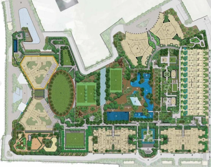 Master Plan of Lodha Trump Tower in Worli, Mumbai - Image 111561