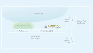 Location of Lodha Costiera - Image 111567
