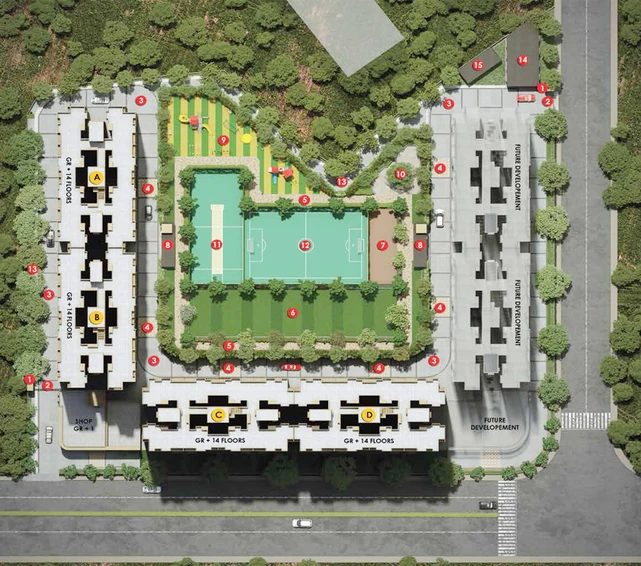 Master Plan of Rustomjee Global City in Virar West, Palghar - Image 111937