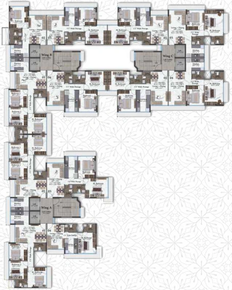 Floor Plan of Vaastu Omkar in Vile Parle East, Mumbai - Image 112183