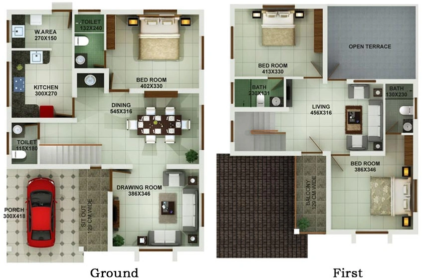 3 BHK House/Villa in My Home Grace Villas in Aluva, Kochi - Image 818534