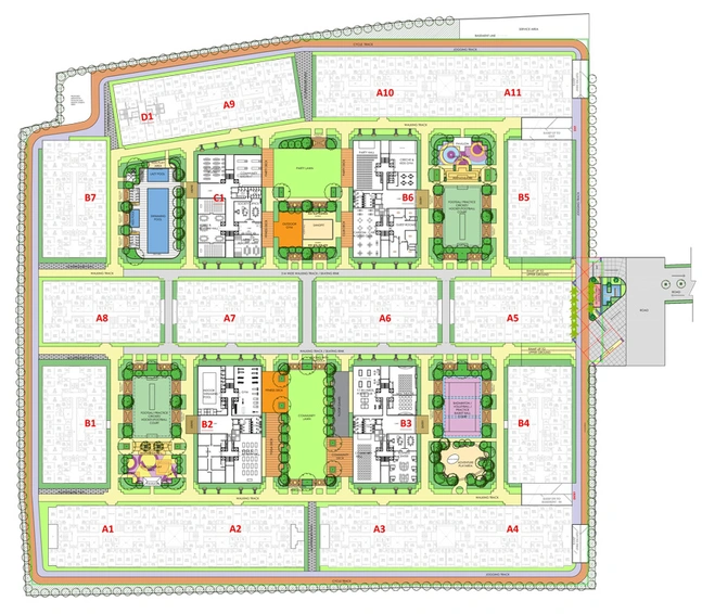 Master Plan of Shriram Divine Garden in Lohegaon, Pune - Image 111745
