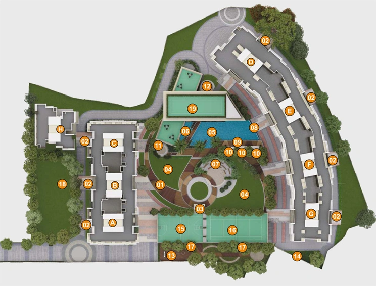 Master Plan of Arkade Earth in Kanjurmarg East, Mumbai - Image 112213
