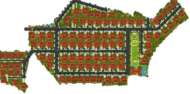 Master Plan of Kent Nalukettu Palm Villas in Kakkanad, Kochi - Image 175525