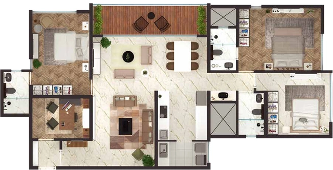 3 BHK Flat in Yugal Maheshwari Aneesha in Baner, Pune - Image 738546
