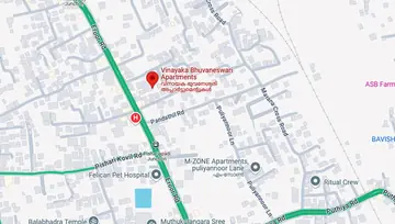 Location of Vinayaka Bhuvaneswari Apartments - Image 176261