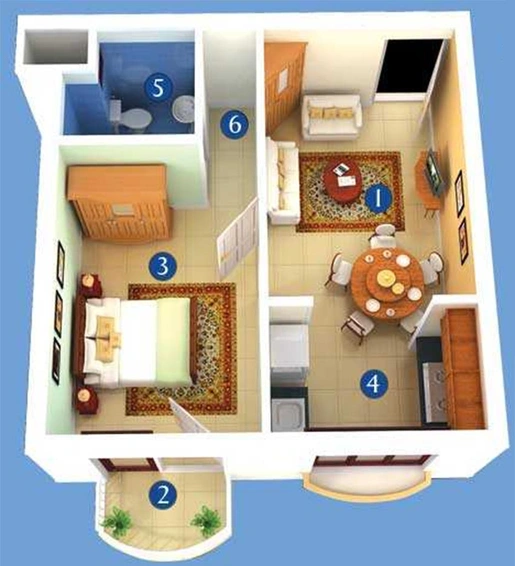 1 BHK Flat in Atlas Celestial Park in Nedumbassery, Kochi - Image 818318
