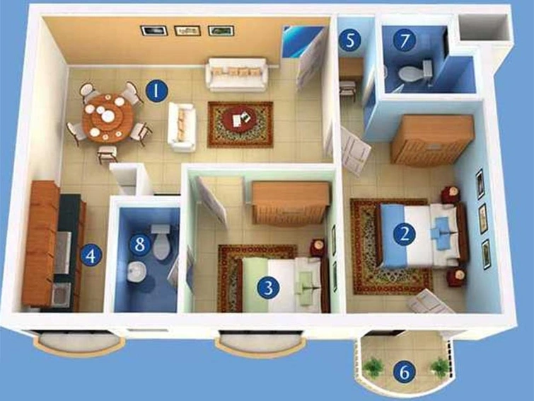 2 BHK Flat in Atlas Celestial Park in Nedumbassery, Kochi - Image 818319