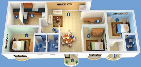 3.5 BHK Flat in Atlas Celestial Park in Nedumbassery, Kochi - Image 818321