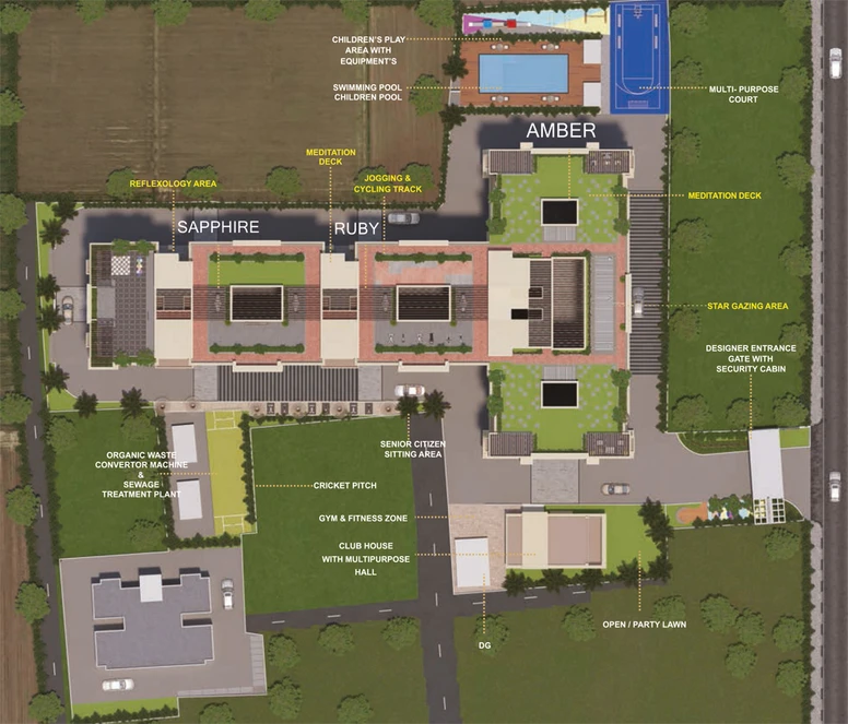 Master Plan of Aaiji Crystal in Dhanori, Pune - Image 111829