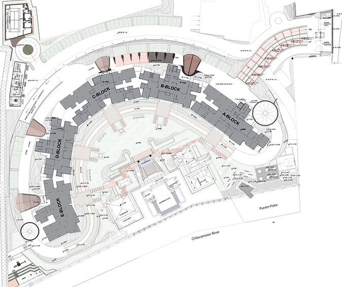 Master Plan of DLF Riverside in Vyttila, Kochi - Image 175505