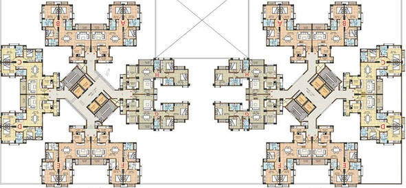 Floor Plan of Asten Campus Court in Kakkanad, Kochi - Image 175295