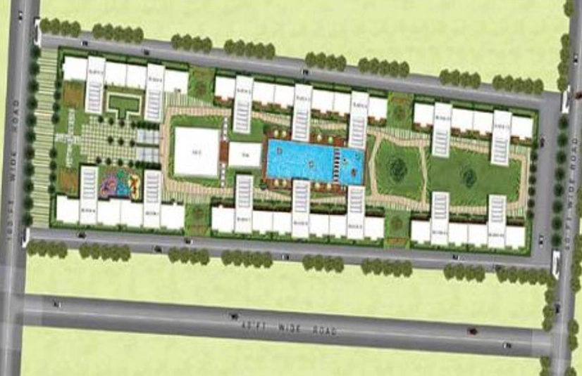 Master Plan of Indiabulls Sierra in Madhurawada, Visakhapatnam - Image 148186