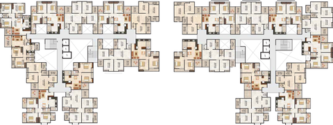 Floor Plan of Grand Exotica in Tathawade, Pune - Image 112068