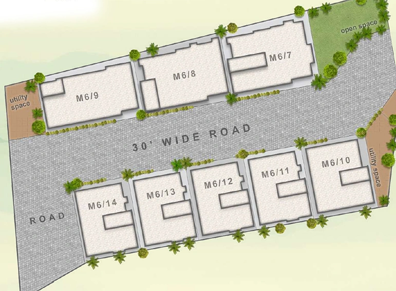 Master Plan of Mason Maruti Residency Phase 6 in Raghunathpur, Bhubaneswar - Image 187575