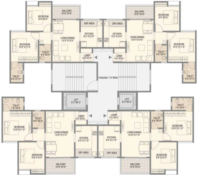 Floor Plan of Namrata Prime Land in Talegaon, Pune - Image 112083