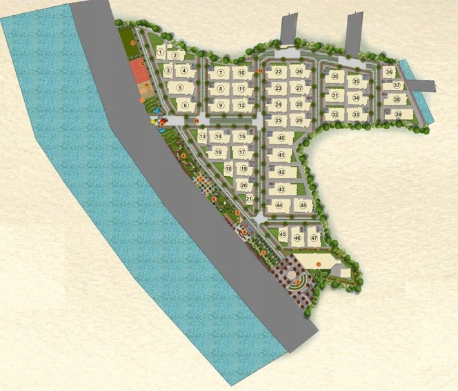 Master Plan of Dev Signature Villas in Attapur, Hyderabad - Image 112112