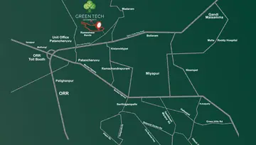 Location of Sri Aditya Green Tech O2 Community - Image 112133