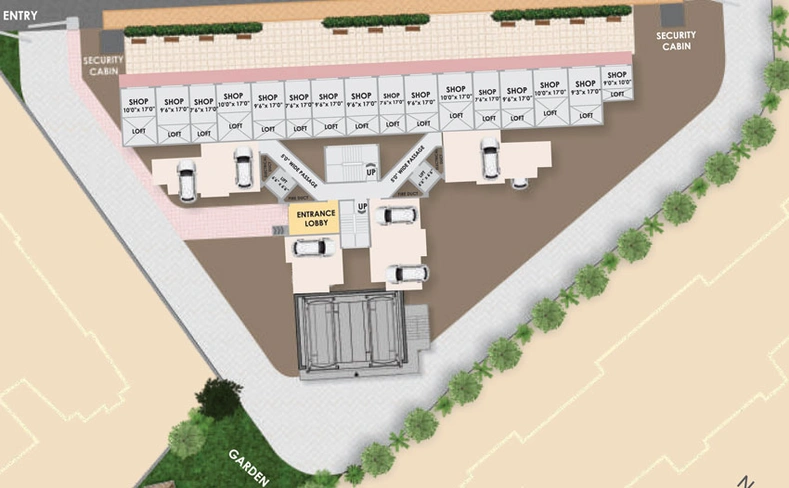 Master Plan of Origin Shubh Atika in Mira Road East, Thane - Image 21716