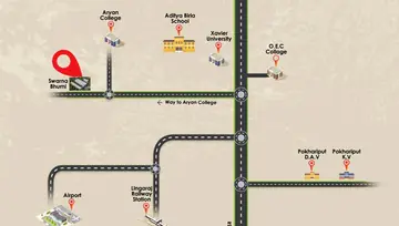 Location of Skyies Swarna Bhumi - Image 158195