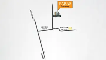 Location of Evos Paras Residency - Image 186272