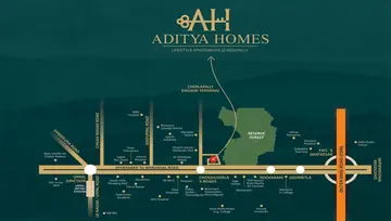 Location of Aditya Homes - Image 112577