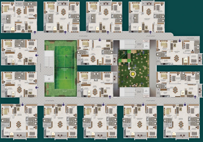 Master Plan of Aditya Homes in Boduppal, Hyderabad - Image 112579