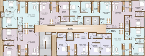 Floor Plan of HS Alag in Ghatkopar East, Mumbai - Image 90382