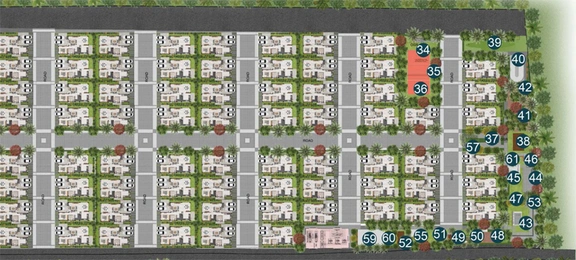 Master Plan of Casagrand Hanford in Mamidpally, Hyderabad - Image 112398
