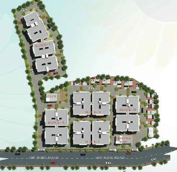 Master Plan of Subhasri Towers in Sundarpada, Bhubaneswar - Image 159072