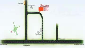 Location of Shuvam Palace - Image 158003