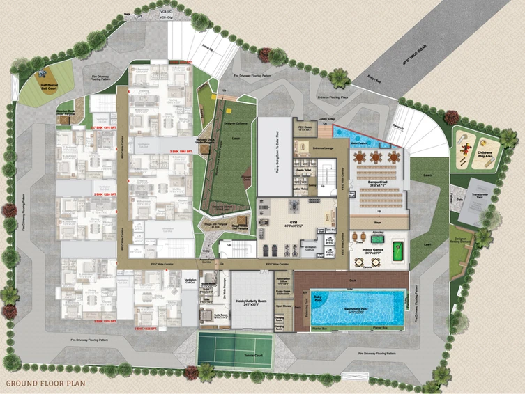 Master Plan of Icon Paramount in Bandlaguda Jagir, Hyderabad - Image 112600