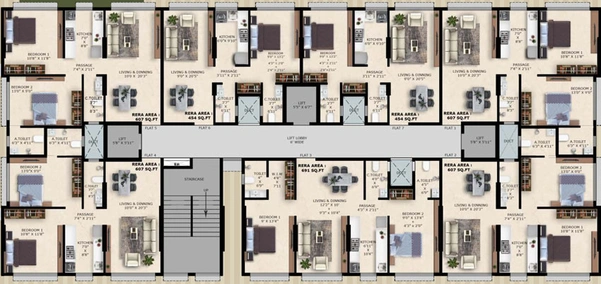 Floor Plan of Alag Olive in Ghatkopar East, Mumbai - Image 92932