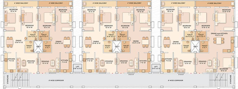 Floor Plan of Vishwam Sailabala Plaza in Sundarpada, Bhubaneswar - Image 187534