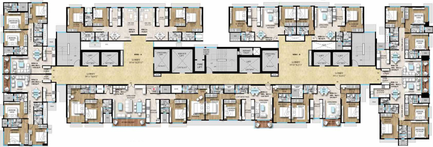 Floor Plan of Yash Shreeji Daivi in Borivali West, Mumbai - Image 113864