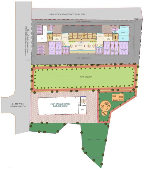 Master Plan of Yash Shreeji Daivi in Borivali West, Mumbai - Image 113865