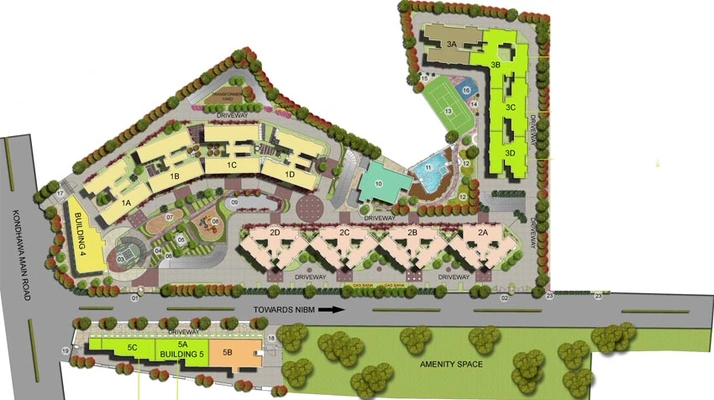 Master Plan of Sattva HM Royal in Kondhwa, Pune - Image 112734