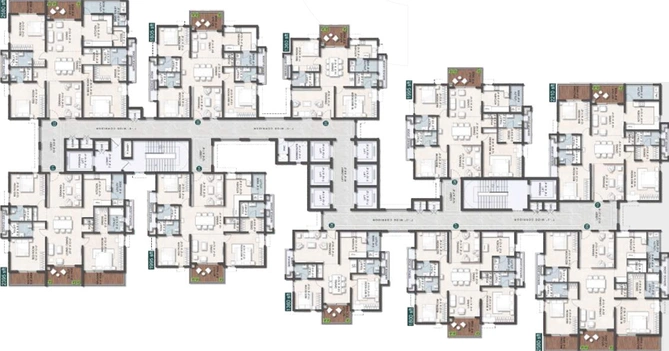 Floor Plan of Anvita Ivana 2 in Kollur, Hyderabad - Image 112781