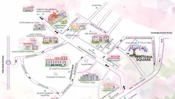 Location of Origin Wisteria Square - Image 21790