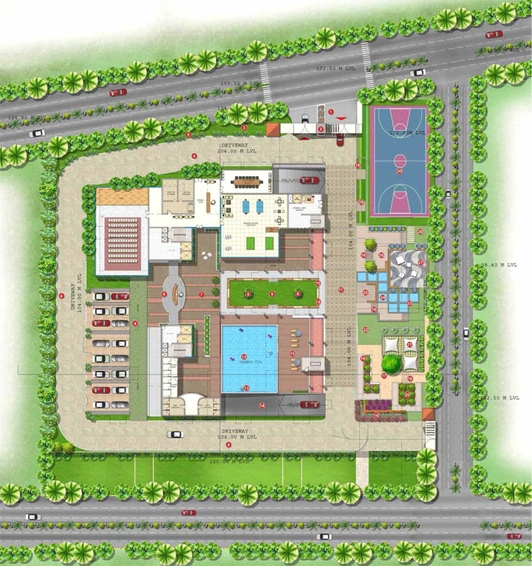 Master Plan of Vasavi GP Trends in Nanakramguda, Hyderabad - Image 123825