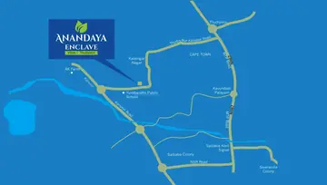 Location of SMT Anandaya Enclave - Image 176649