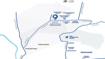 Location of Triaa One Aretha - Image 112908